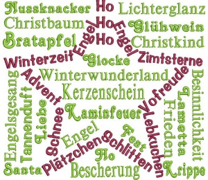 Stickdatei - Weihnachtsmosaik 